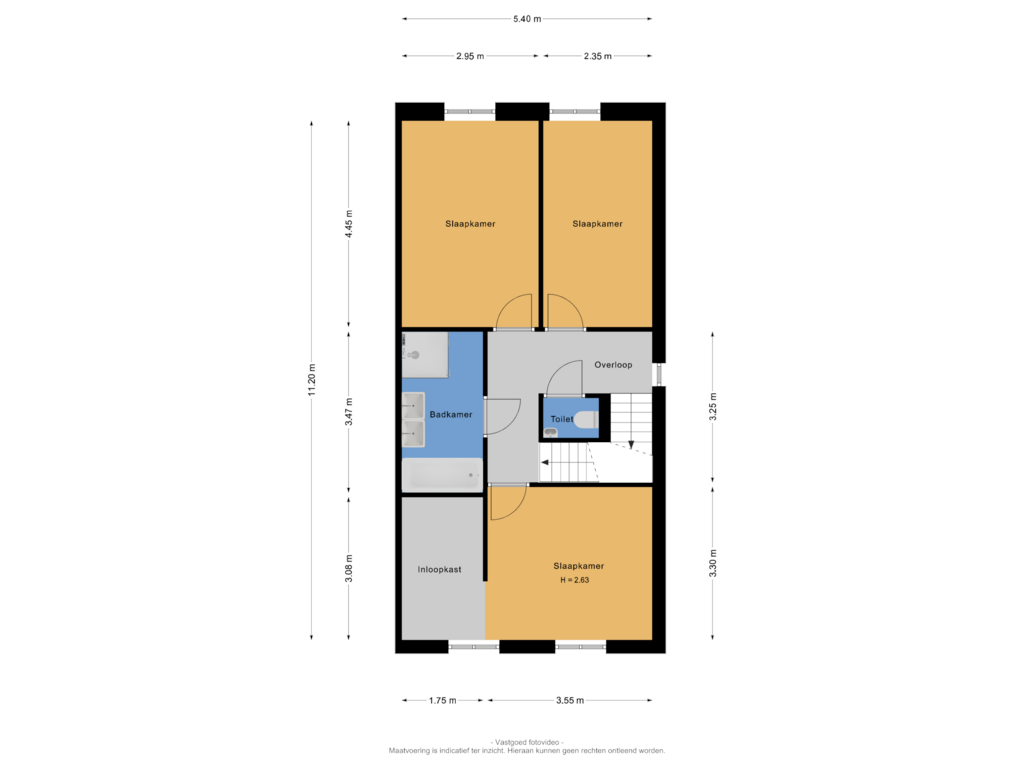 Bekijk plattegrond van 1e verdieping van Simon Carmiggeltstraat 79