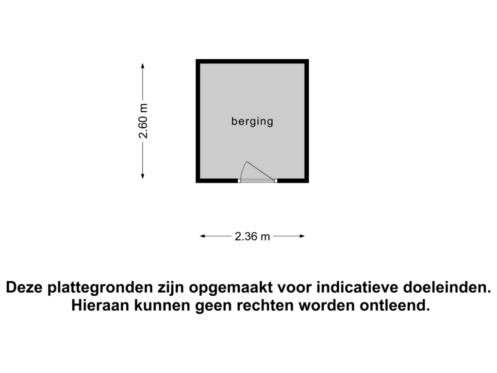 Bekijk plattegrond van Berging van Cilliersstraat 20