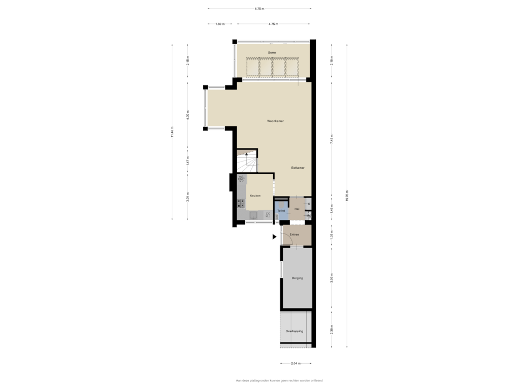 Bekijk plattegrond van Begane grond van Lavendelhof 16