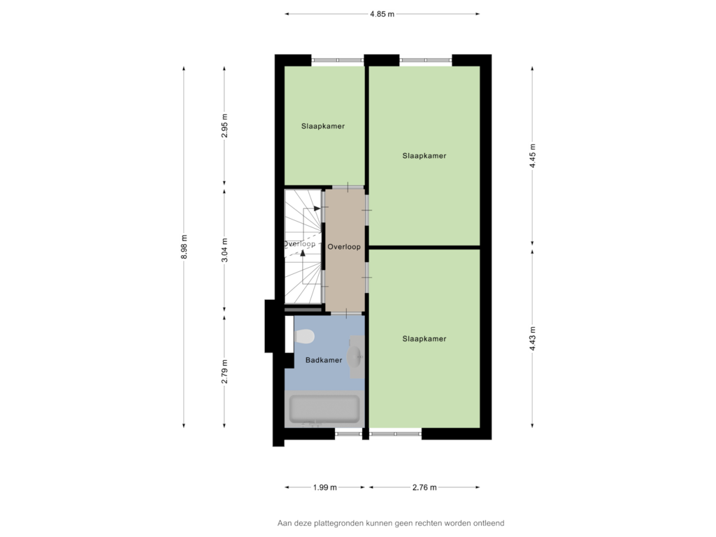 Bekijk plattegrond van Eerste verdieping van Lavendelhof 16