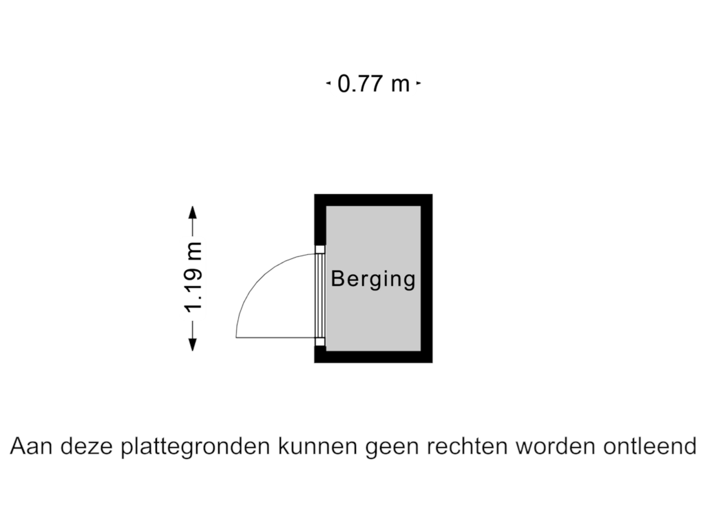 Bekijk plattegrond van Berging van Lavendelhof 16