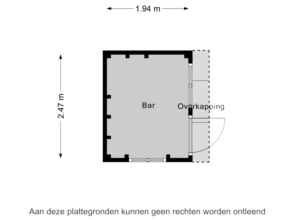 Bekijk plattegrond van Bar van Lavendelhof 16