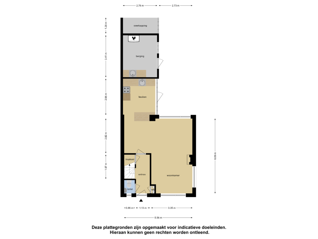 Bekijk plattegrond van Begane Grond van Vijverstraat 10