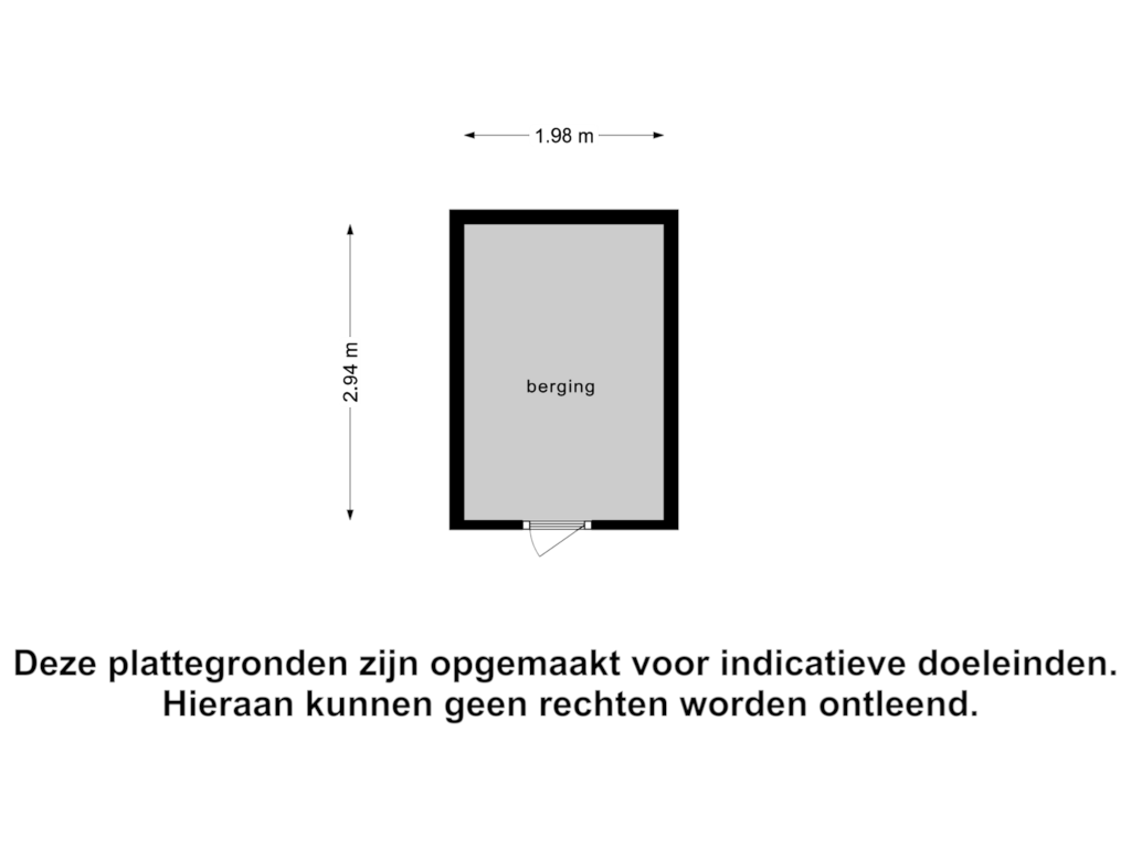 Bekijk plattegrond van Berging van Nieuwepad 22