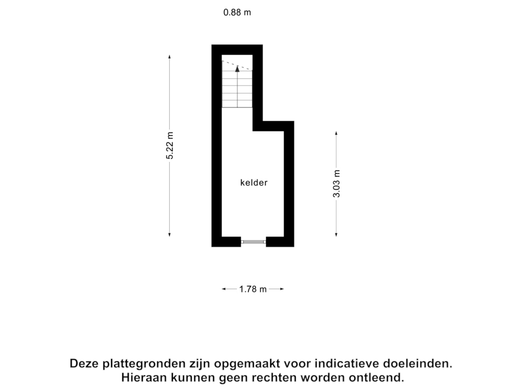 Bekijk plattegrond van Kelder van Kalkhofseweg 51