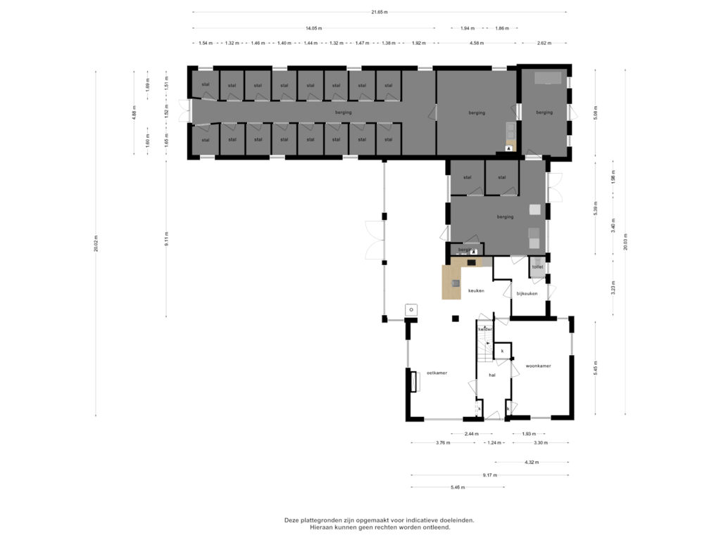 Bekijk plattegrond van Begane grond van Kalkhofseweg 51