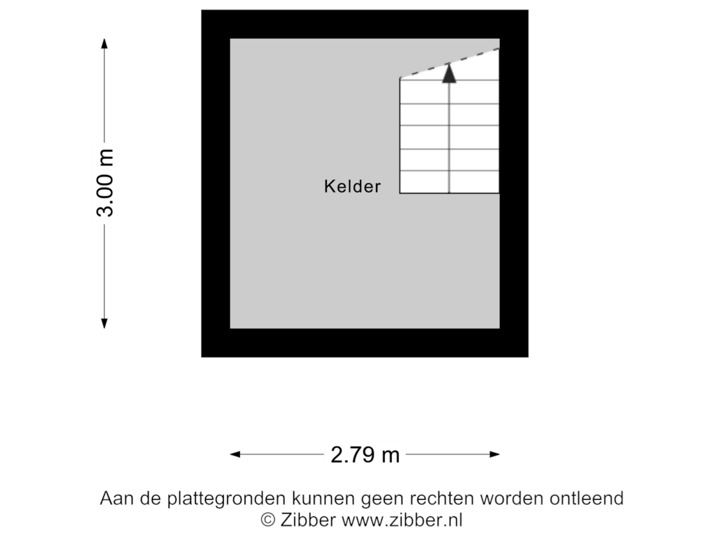 Bekijk plattegrond van Kelder van Graaf Adolfstraat 21