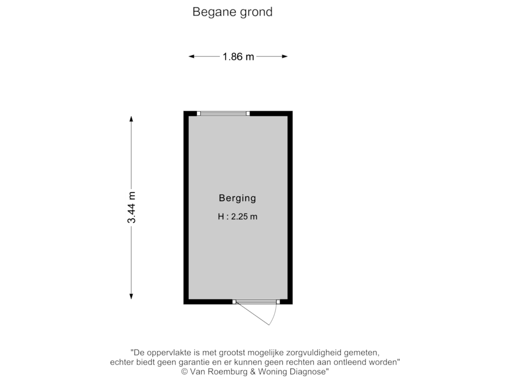 Bekijk plattegrond van Berging van Cearálaan 46