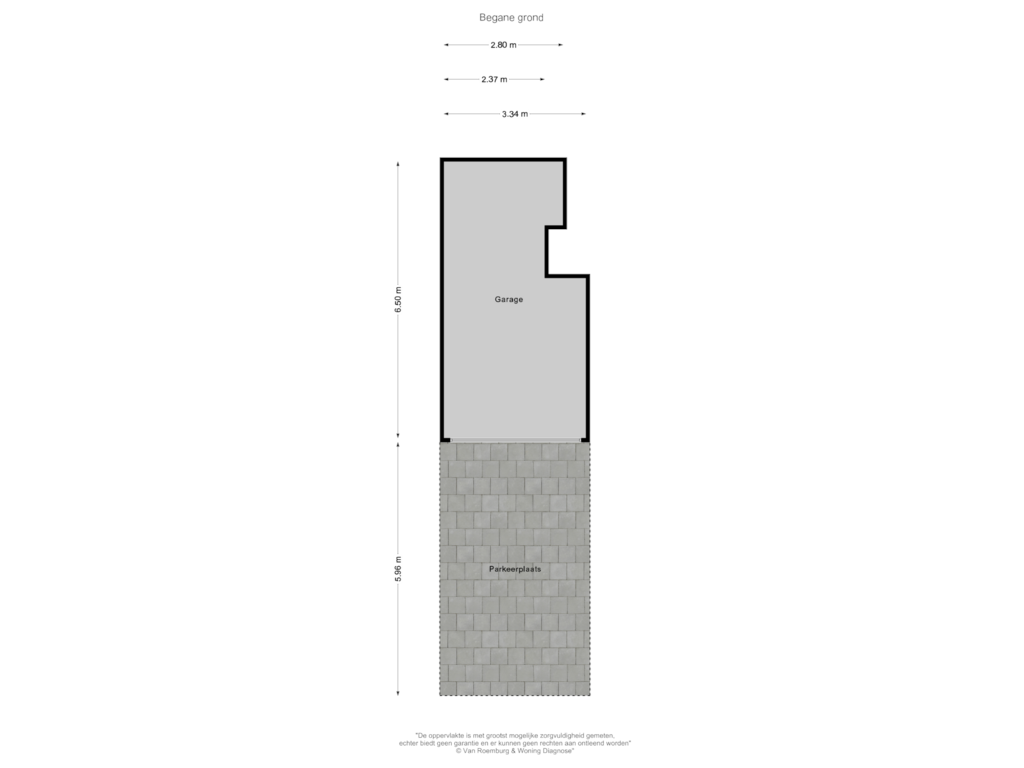 Bekijk plattegrond van Garage van Cearálaan 46