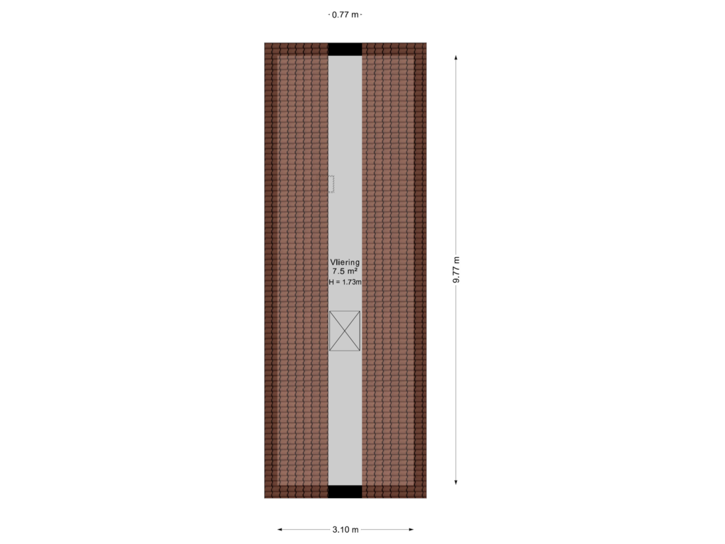 Bekijk plattegrond van Vliering van Molenerf 55