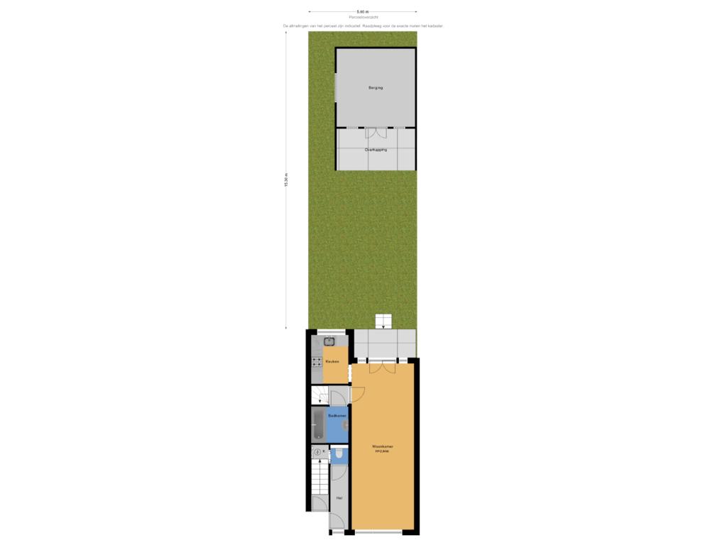 Bekijk plattegrond van Perceeloverzicht van Jan Willem Frisostraat 9-A