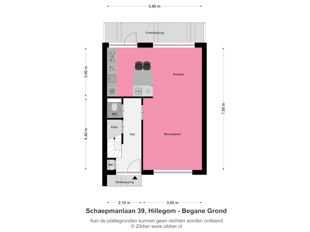 Bekijk plattegrond van Begane Grond van Schaepmanlaan 39