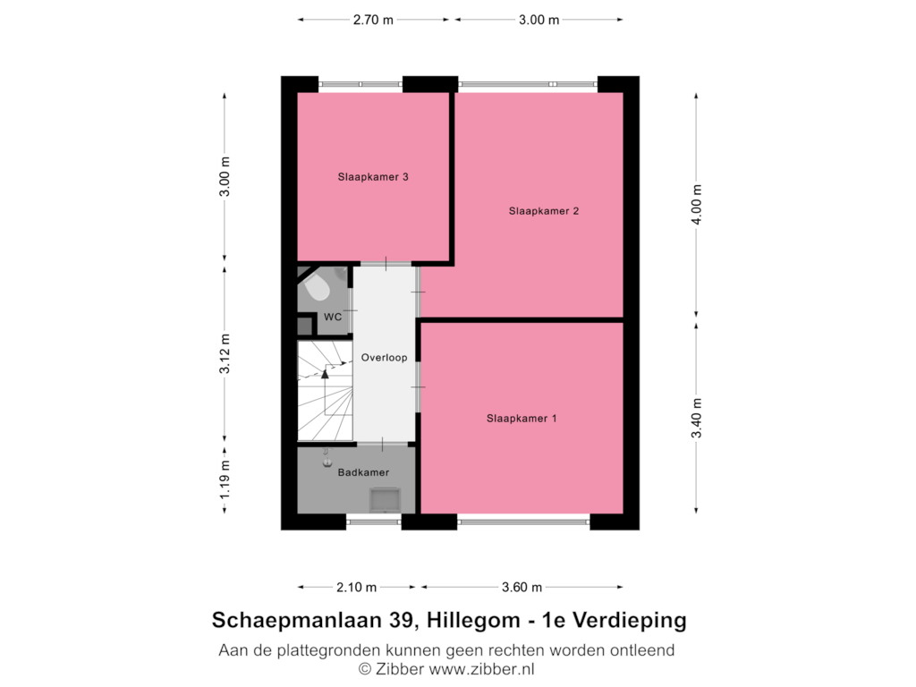 Bekijk plattegrond van 1e Verdieping van Schaepmanlaan 39