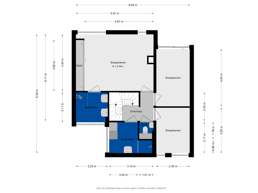 Bekijk plattegrond van 1e Verdieping van Zuurbes 5