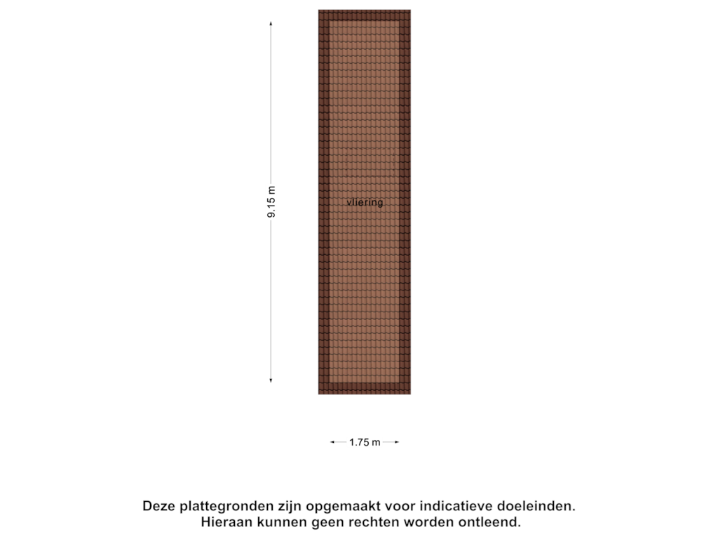 View floorplan of Vliering2 of De Bjirken 151