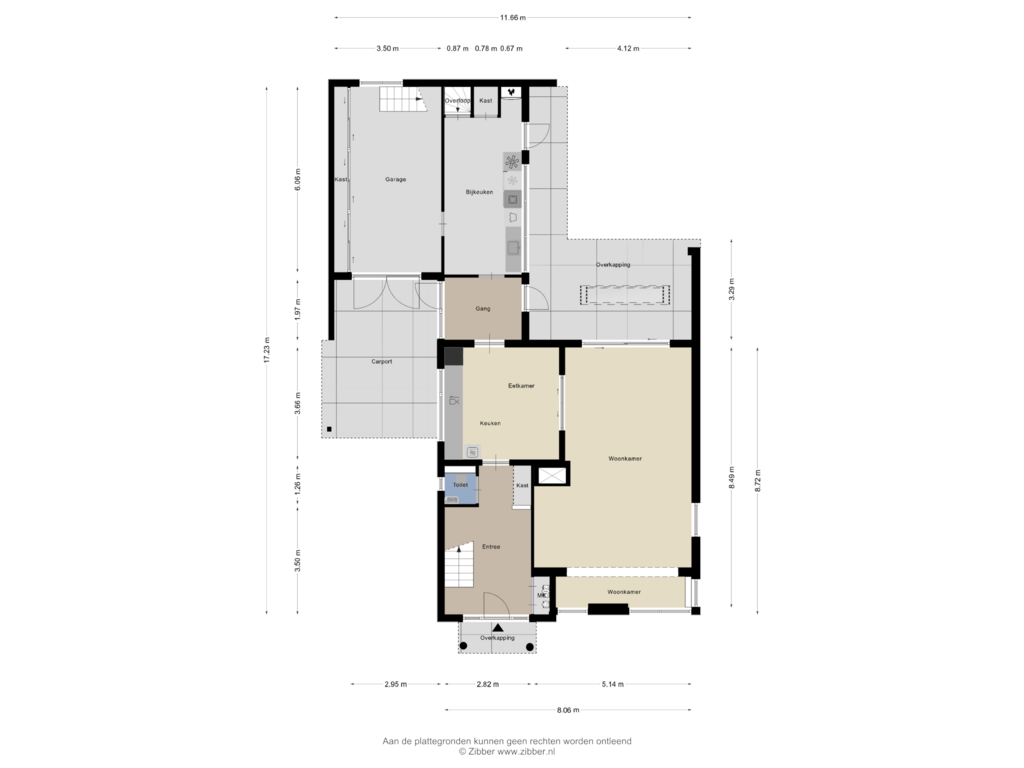 Bekijk plattegrond van Begane grond van Lattropperstraat 14