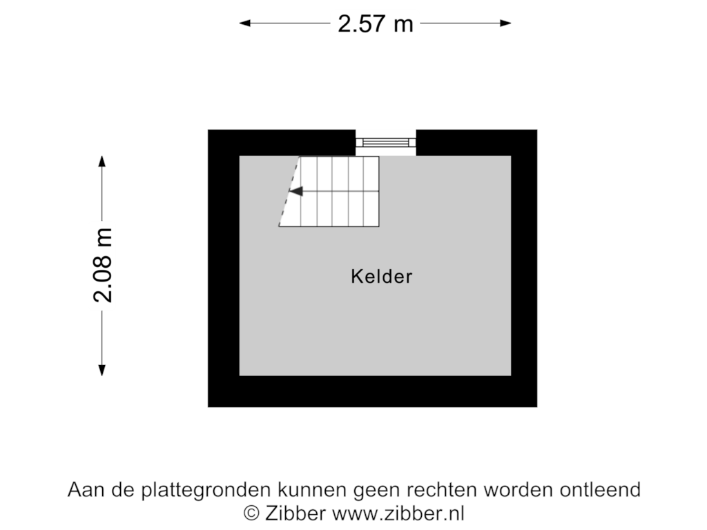 Bekijk plattegrond van Kelder van Lattropperstraat 14