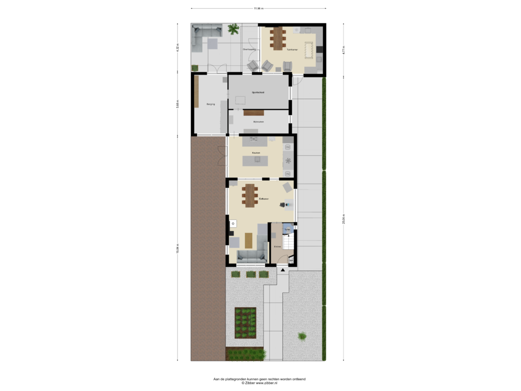 Bekijk plattegrond van Begane Grond_Tuin van Oranjelaan 21