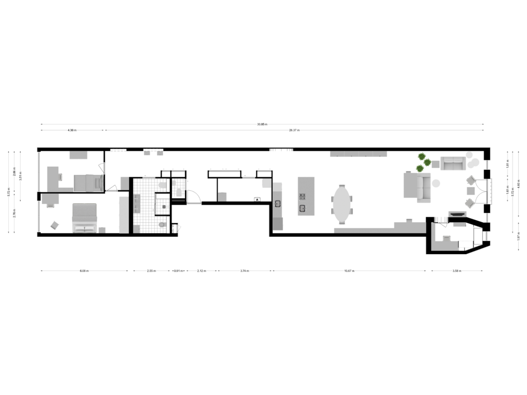 Bekijk plattegrond van Appartement van Geschutswerf 21