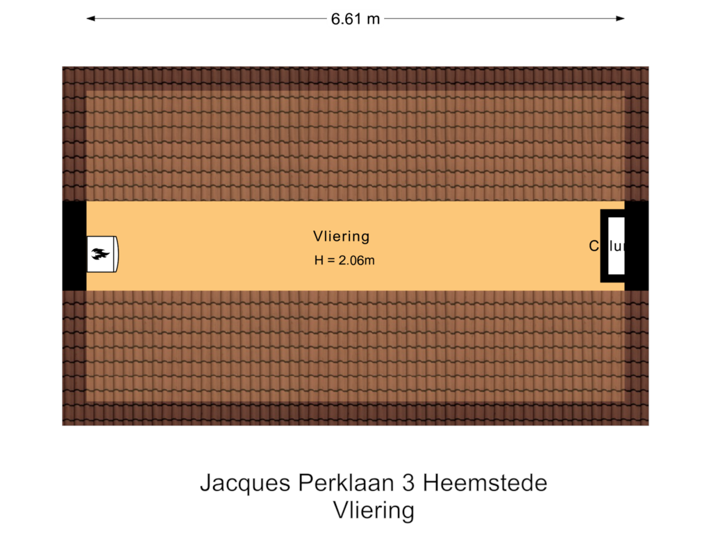 Bekijk plattegrond van Vliering van Jacques Perklaan 3