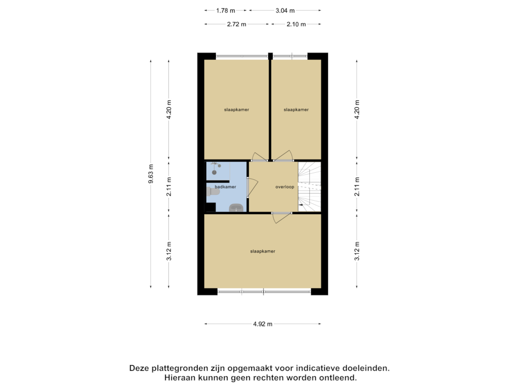 Bekijk plattegrond van 1e verdieping van Robinia 9