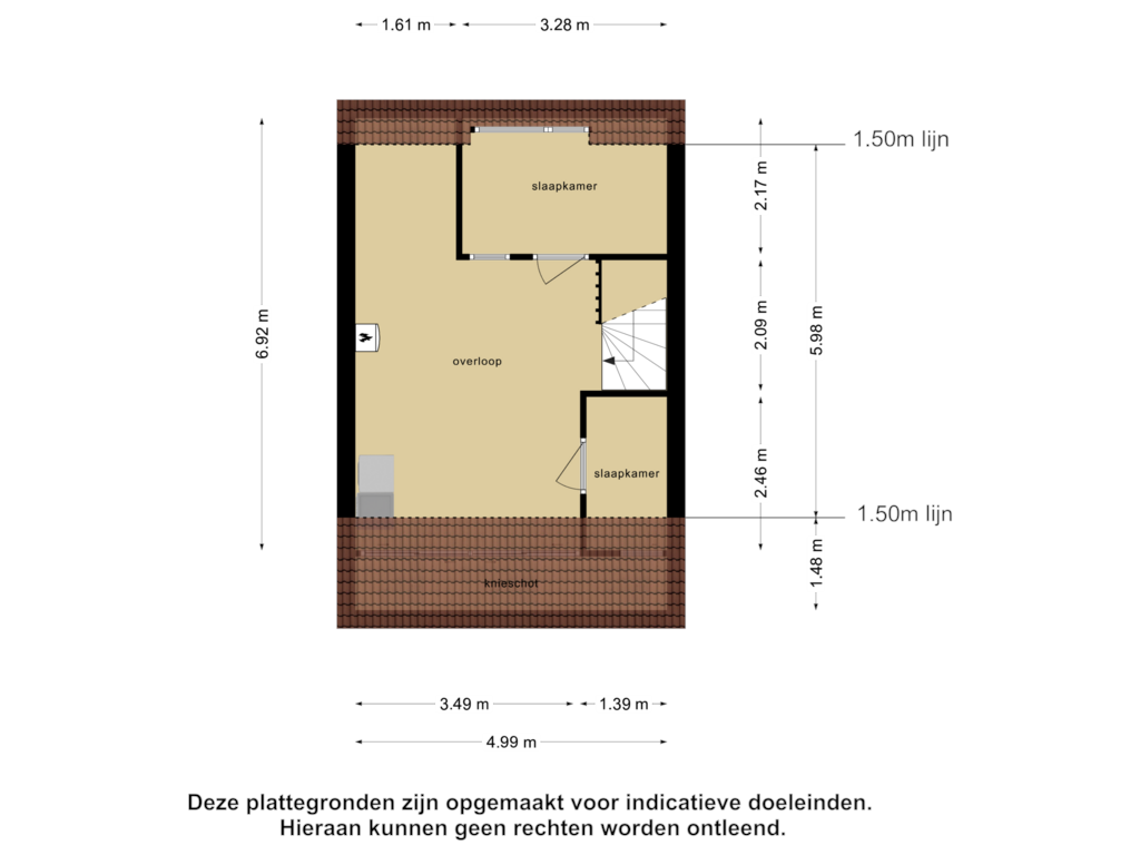 Bekijk plattegrond van 2e verdieping van Robinia 9