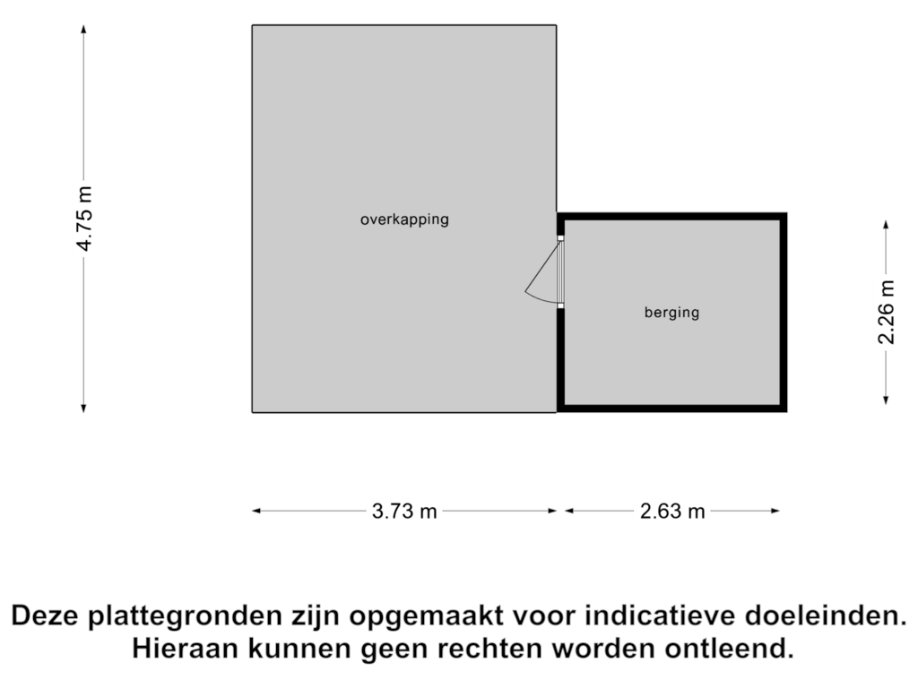 Bekijk plattegrond van Berging van Robinia 9