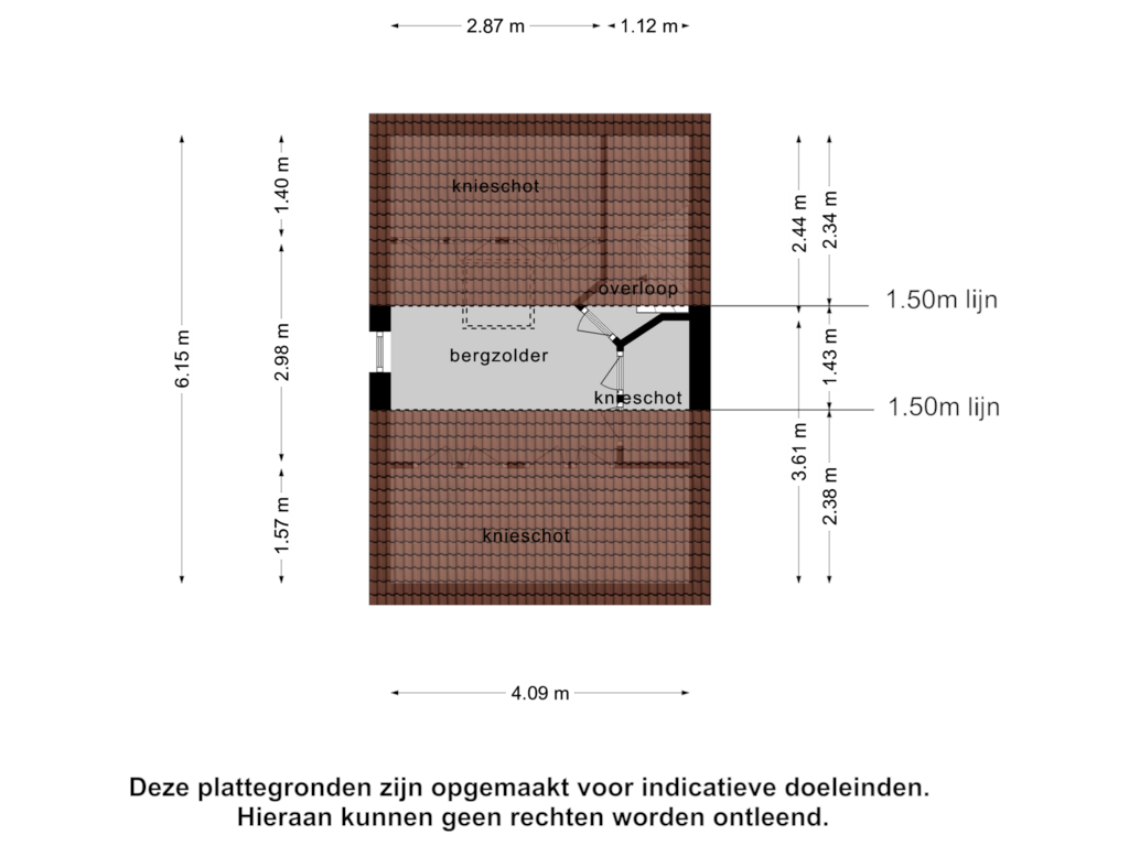 Bekijk plattegrond van 5_2e verdieping van Bermweg 25