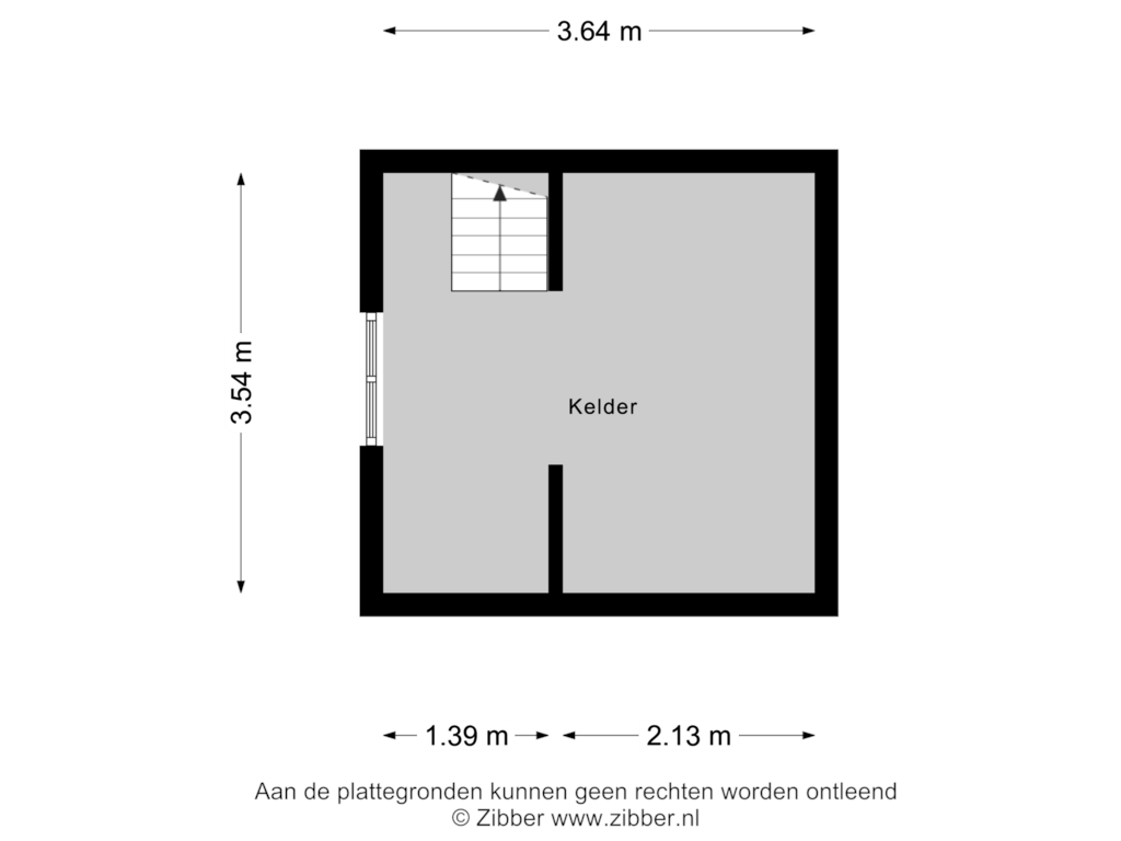 View floorplan of Kelder of St. Machutusweg 2