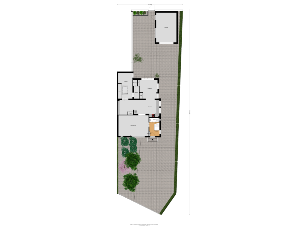 Bekijk plattegrond van Begane Grond Tuin van Noordeinde 135