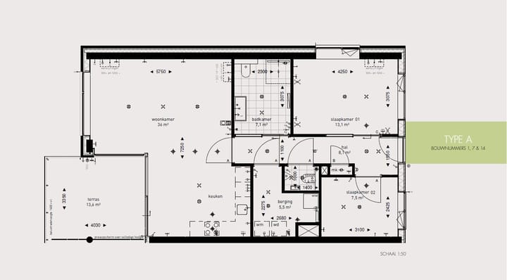 Foto 5 van Schuttershof - appartement bnr. 1