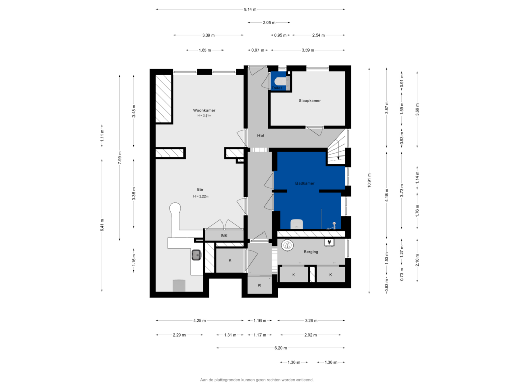 Bekijk plattegrond van Kelder van Baanhoek 375