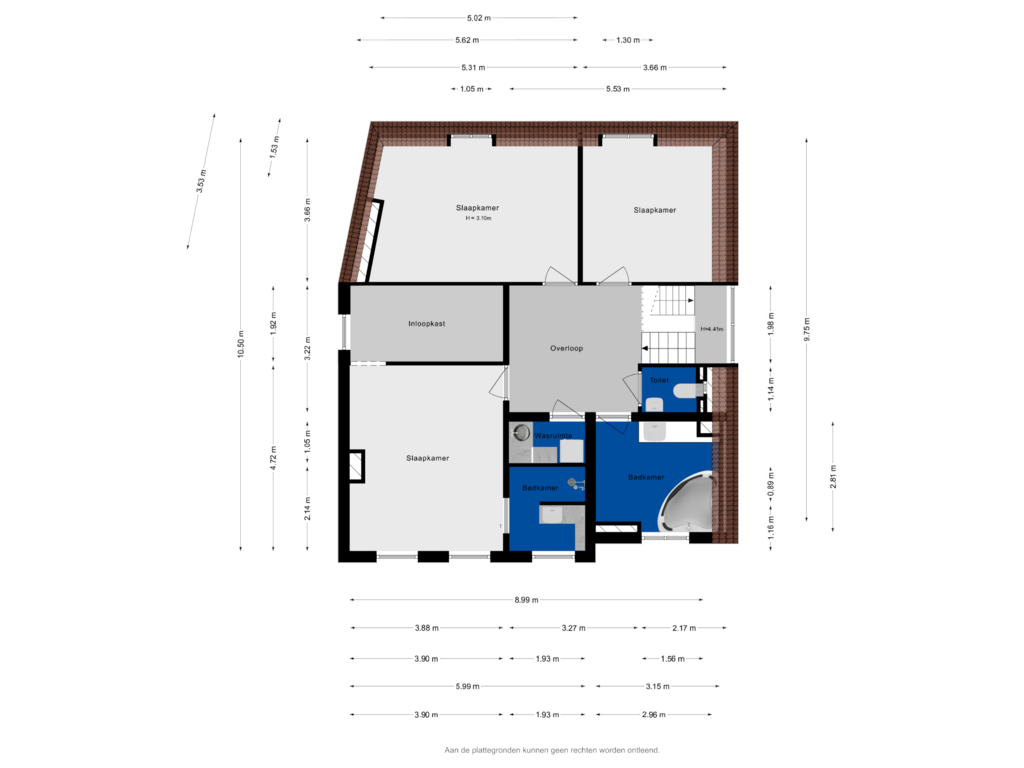 Bekijk plattegrond van 1e Verdieping van Baanhoek 375