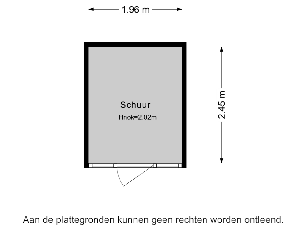 Bekijk plattegrond van Schuur van Baanhoek 375