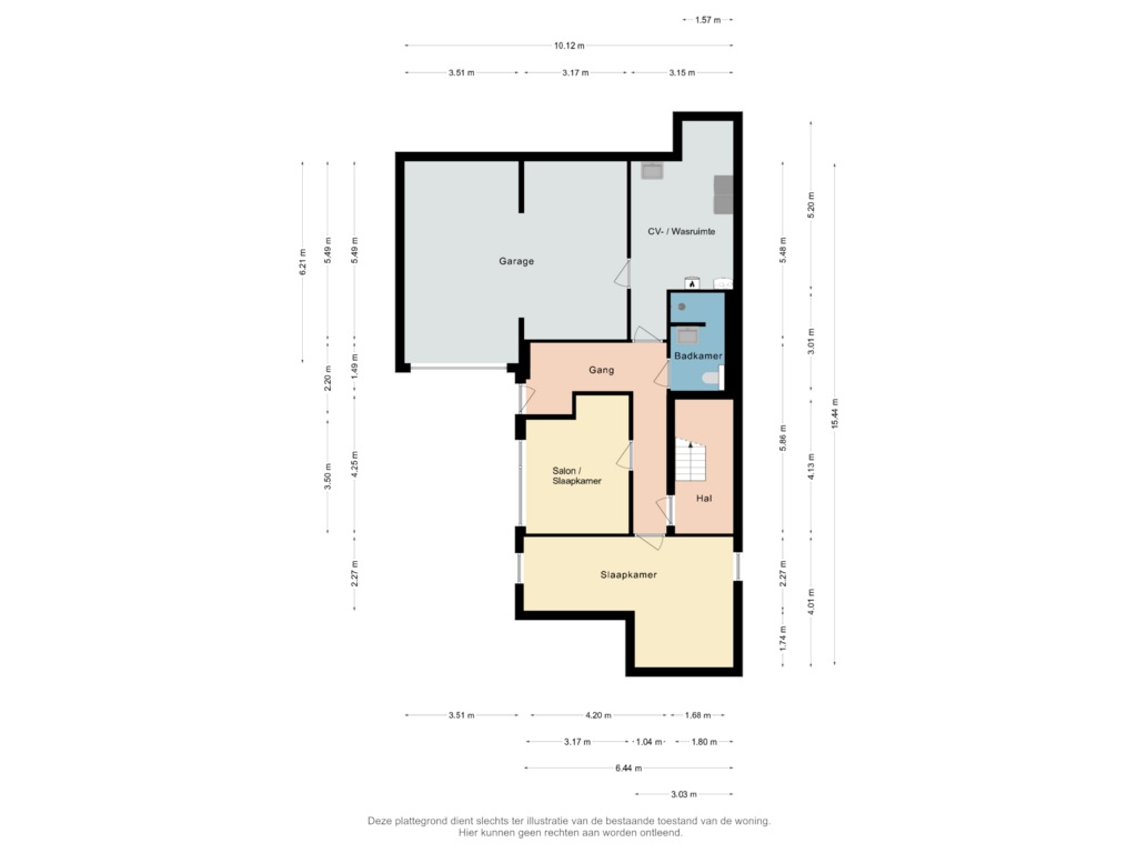 Bekijk plattegrond van Souterrain van Hoefblad 11