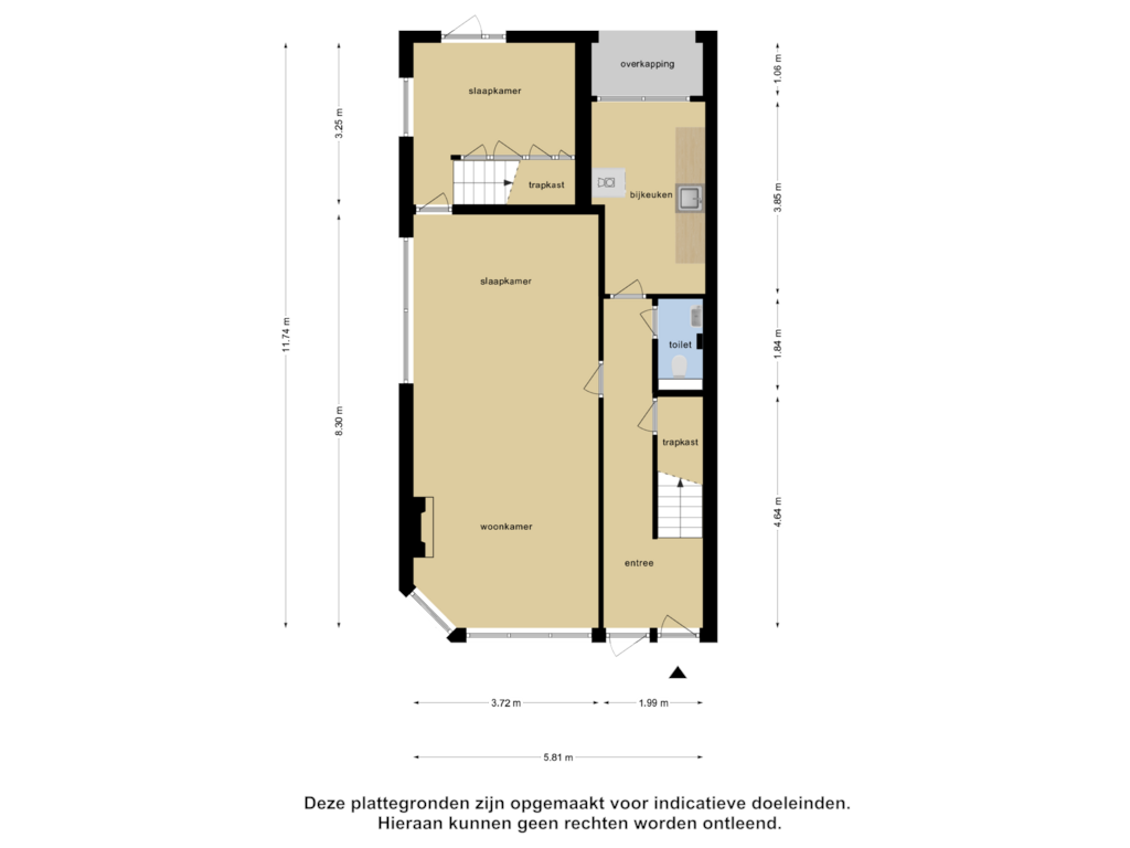 View floorplan of Begane Grond of Sint Liduinastraat 40