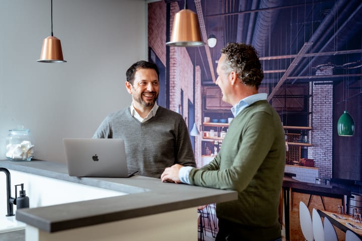 Een promotiefoto voor op kantoor