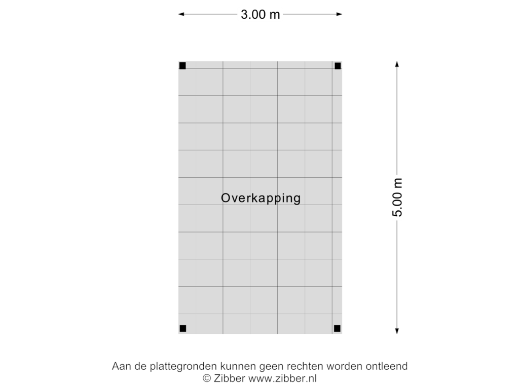 View floorplan of Overkapping of Hertogin Johannasingel 8-A