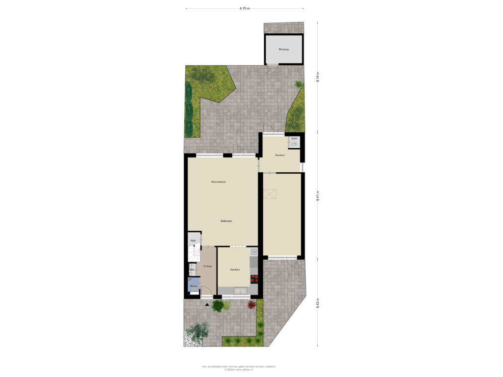 Bekijk plattegrond van Begane Grond_tuin van Graaf Balthasarlaan 11