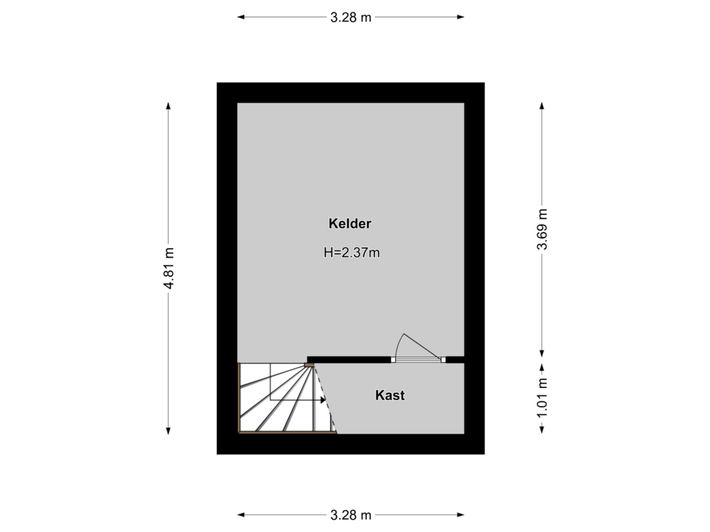 View floorplan of First floor of Hofland 53