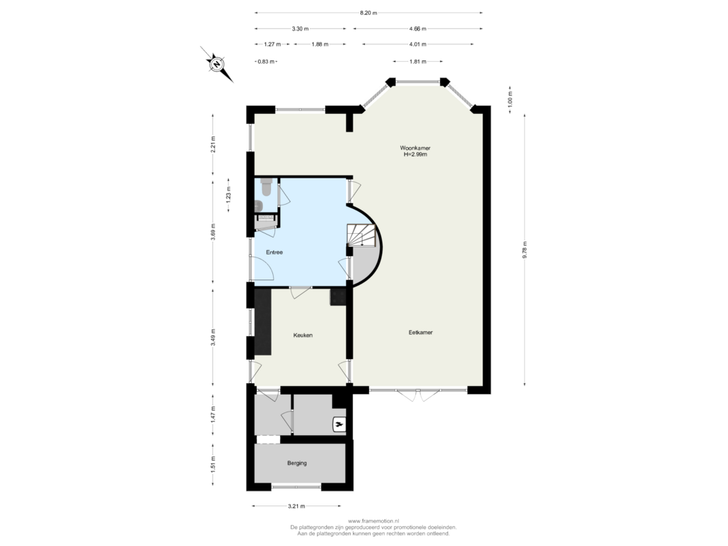 Bekijk plattegrond van Begane Grond van Rotterdamse Rijweg 177