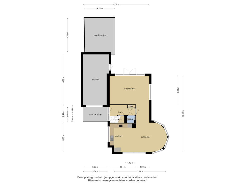 Bekijk plattegrond van Begane grond van Alida Buitendijk erf 19