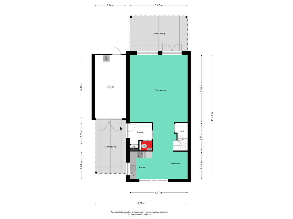 Bekijk plattegrond van Begane grond van Schelling 46