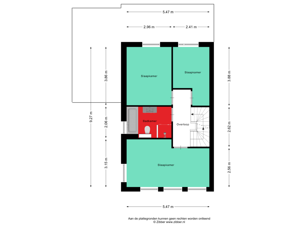 Bekijk plattegrond van Eerste verdieping van Schelling 46