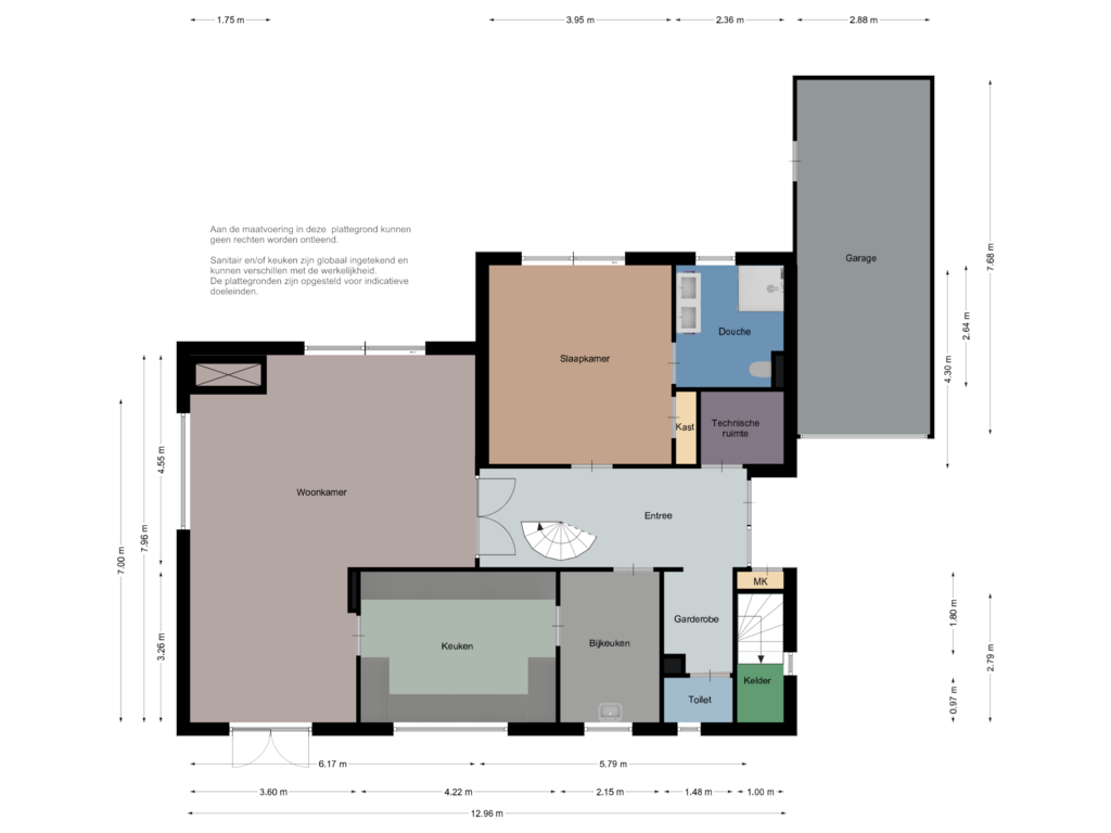 View floorplan of Begane grond of Kluut 46