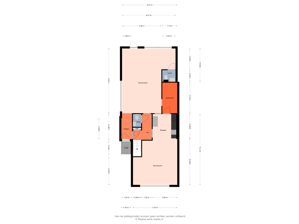 Bekijk plattegrond van Begane grond van Gronausevoetpad 142