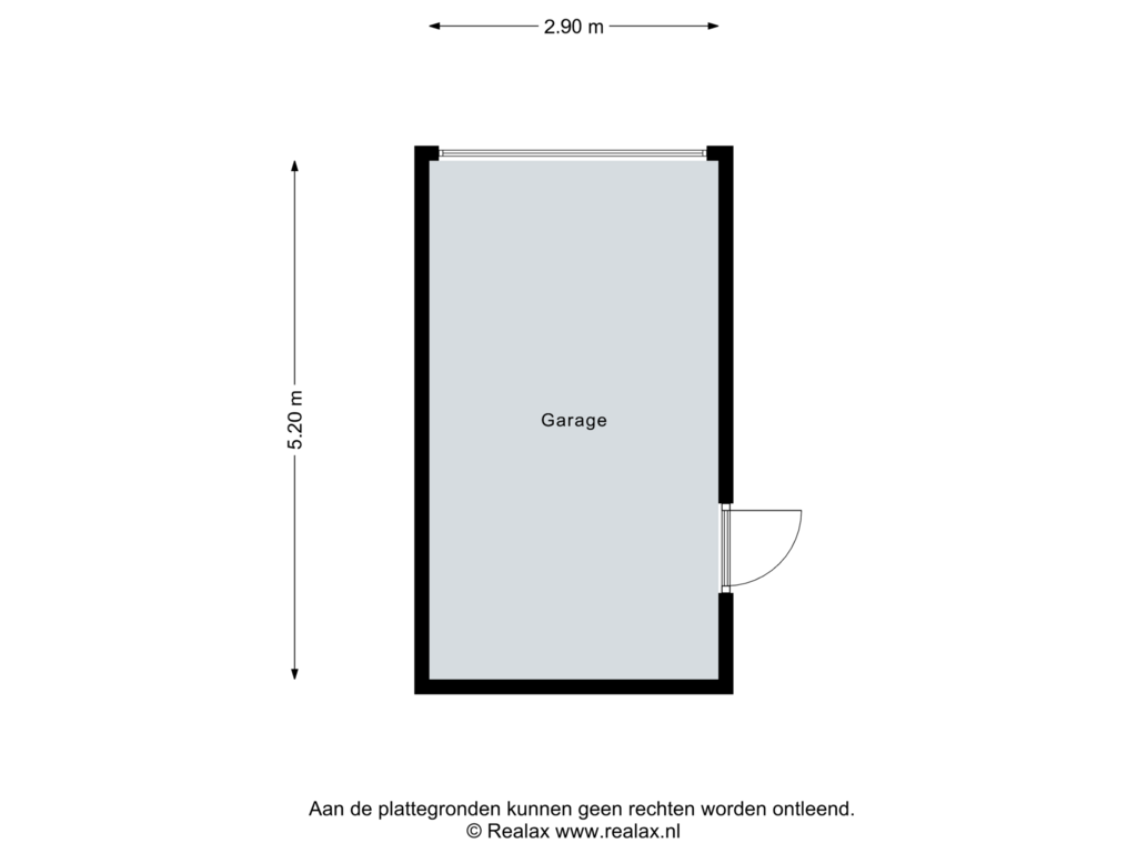 Bekijk plattegrond van Garage van Gronausevoetpad 142