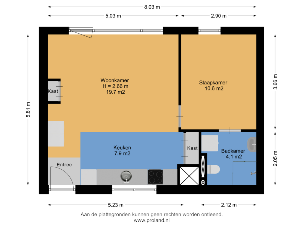 Bekijk plattegrond van Appartement van Oostenrijkstraat 38