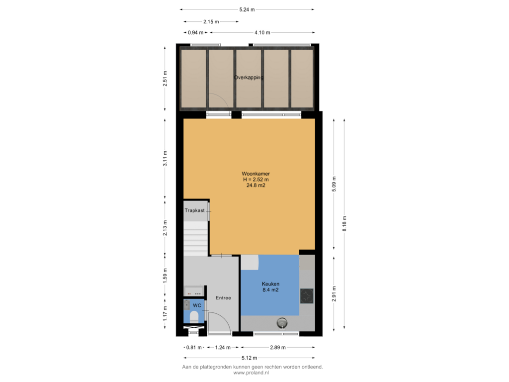 Bekijk plattegrond van Begane Grond van Brandijzerhoek 13