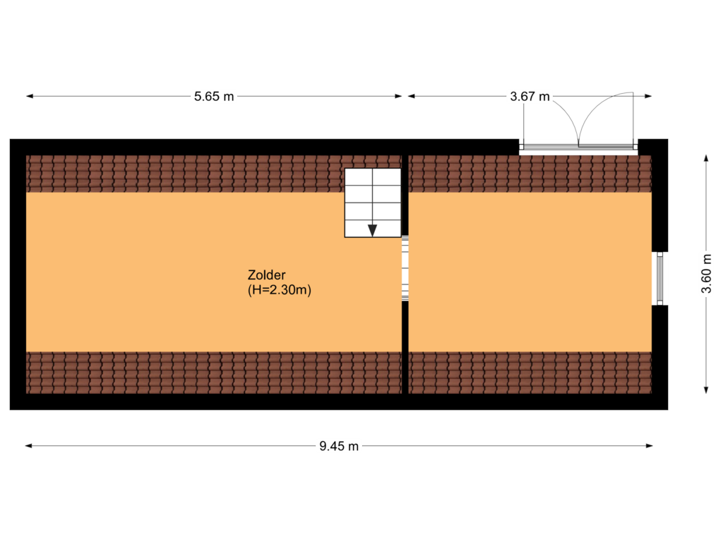 Bekijk plattegrond van Floor 2 van De Goorn 53